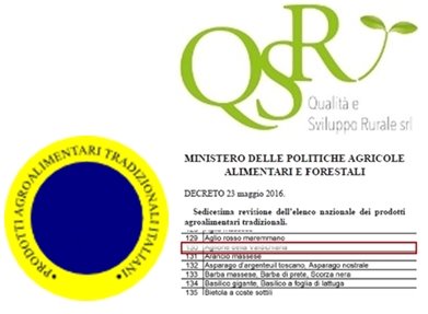 AGLIONE DELLA VALDICHIANA NELL'ELENCO NAZIONALE DEI PAT 